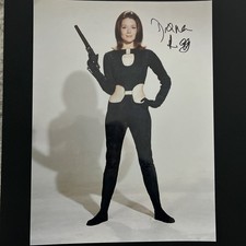 Diana Rigg The Avengers signed