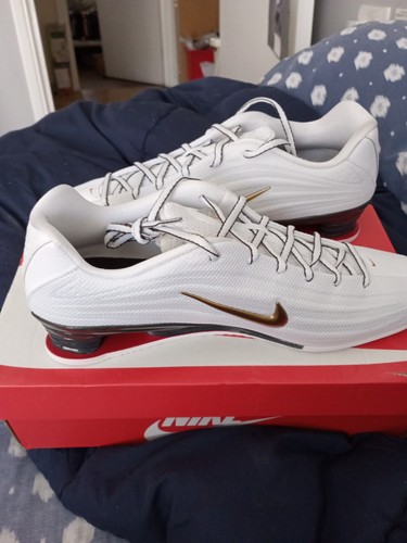 Nike shox white varsity size - shox,