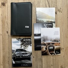 07-09 JAGUAR X TYPE OWNERS MANUAL HANDBOOK AND WALLET Ref19677