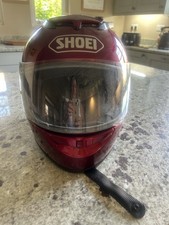 Shoei Full-Face Motorcycle Helmet – Gloss Red - Excellent Condition
