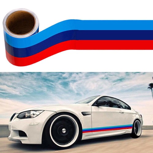 Colored stripe sticker car - m-colored,