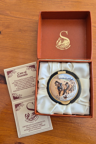 Staffordshire enamels trinket - staffordshire,