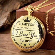 Roman Numerals Quartz Pocket