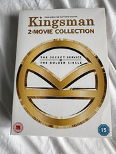 KINGSMAN 2 MOVIE BOX SET COLLECTION DVD THE SECRET SERVICE THE GOLDEN CIRCLE