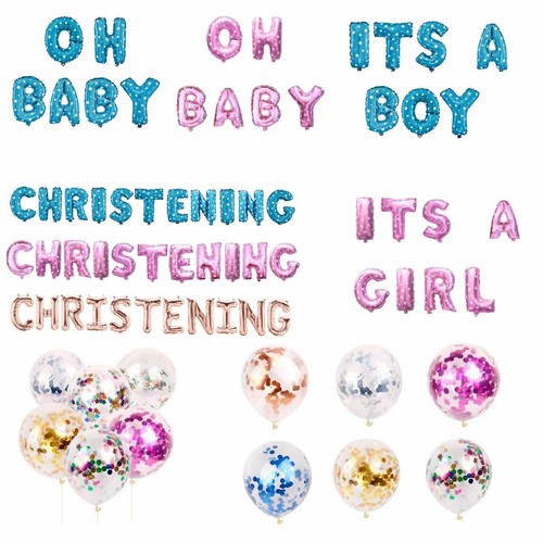 Baby shower balloons boy girl - baby,