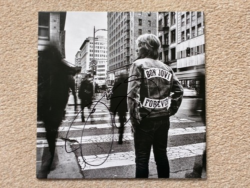 Bon jovi forever signed vinyl - bon,