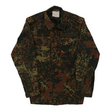 German Army Unbranded Camo Jacket - Large Khaki Cotton