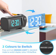 Projection Alarm Clock Bedside