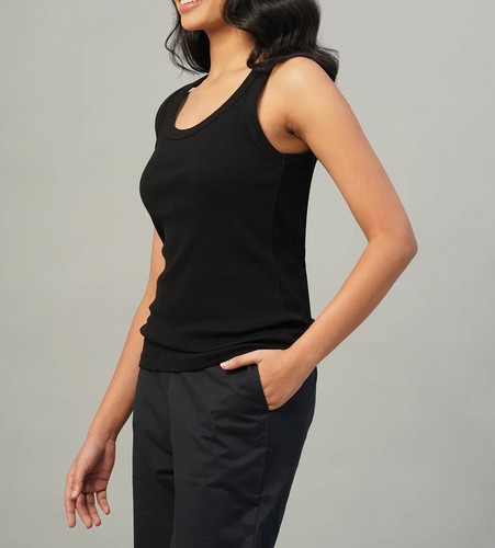 Ladies sleeveless scoop - sleeveless, neck