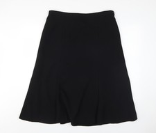 Eastex Women's Black A-Line Skirt, Size 18