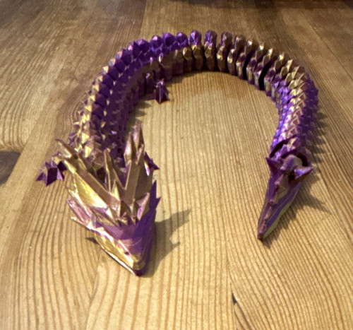 Purple gold articulated - gold,