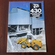 JCB 430 Articulated Wheeled Loader Sales Specification Brochure