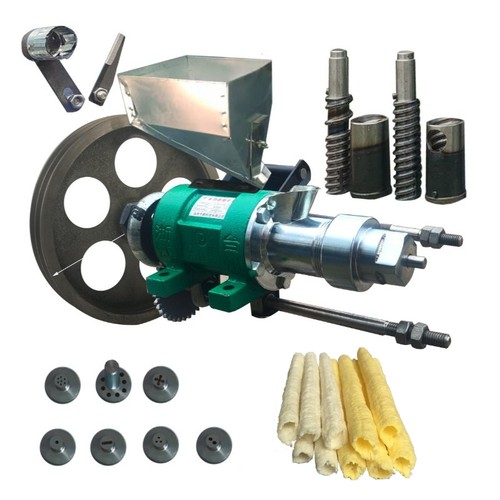 Puffed food extruder rice corn - puffed,