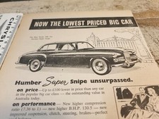 1957 HUMBER SUPER SNIPE