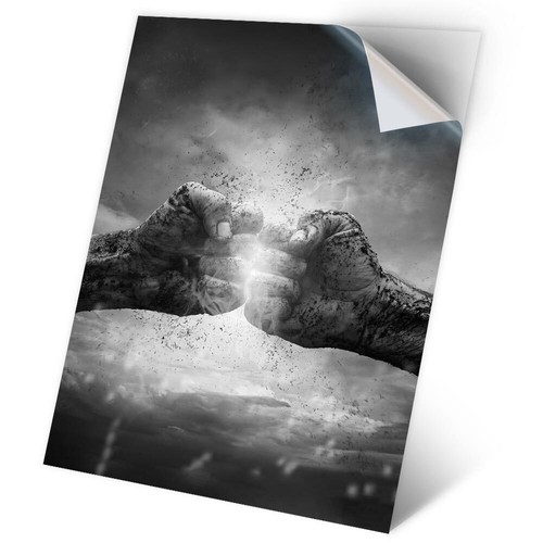 Vinyl sticker bw - -,