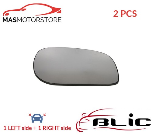 Rear view mirror glass - rear, pair