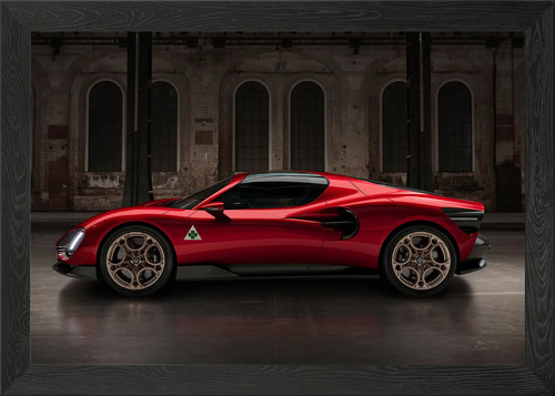 Alfa romeo stradale - alfa, framed