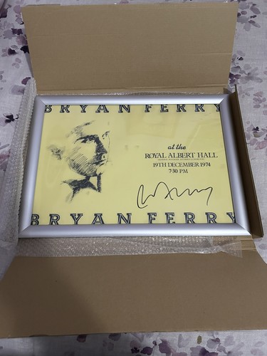 Bryan ferry signed live - bryan,