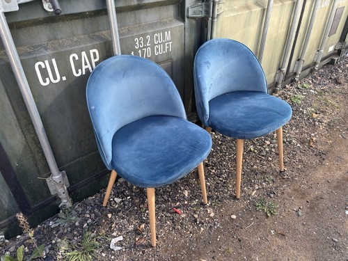 Set blue velvet - set,