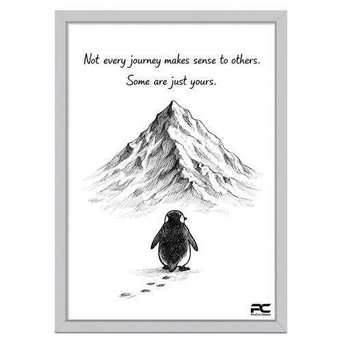 Black thin picture - black,