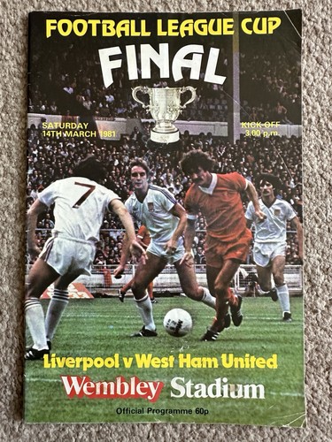 League cup final 1981 - cup,