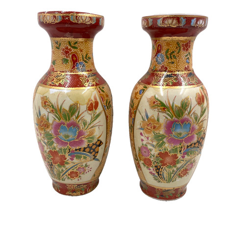 Japanese satsuma pottery two - japanese,