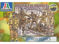 ITALERI 1/72 FIGURES WW2 BRITISH PARA's RED DEVILS paratrooper