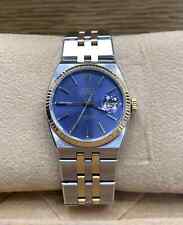 ROLEX Oyster quartz 17013 Blue L Number second hand mens
