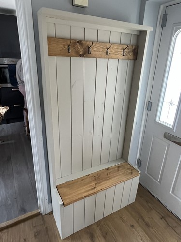 Solid wooden monks - solid, bench