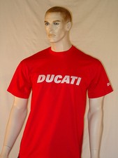 DUCATI ITALIAN MOTORCYCLE T-SHIRT (NEW 100% COTTON) MOTORBIKE / BIKE / BIKER