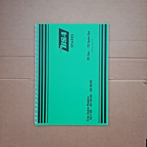 Bsa c15f parts book - , for