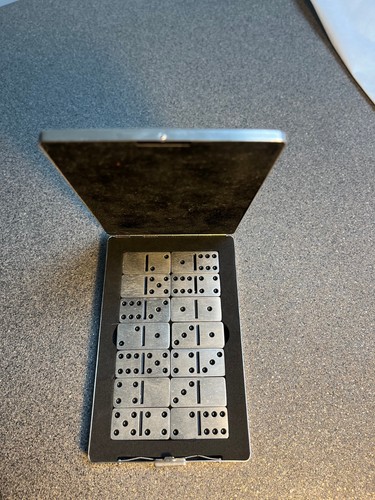 Stainless steel domino game - steel,