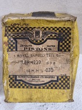 64mm +030" Piston for 1932-34 Royal Enfield 250cc OHV Model B, BO & Bullet