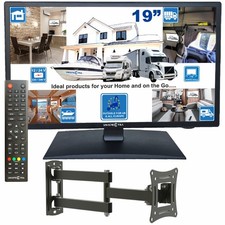 Unispectra® 19" TV + Wall Bracket 12V / 240V HD LED MOTORHOME CARAVAN BOAT TRUCK