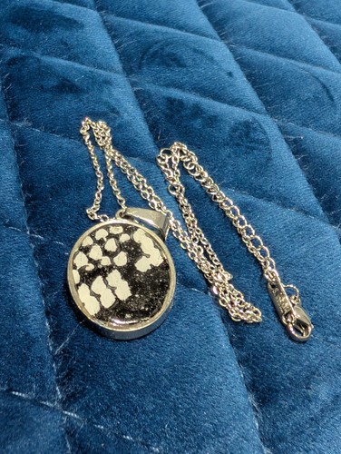 Snake skin necklace - snake,