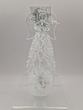 Light Up Glass Angel Christmas