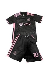 BOYS.BLACK & PINK  FOOTBALL KIT MIAMI INTERNACIONAL  No.10 MESSI