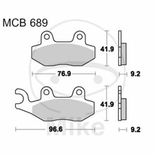 BRAKE PADS STD TRW LUCAS