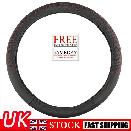 Black leather car - leather, steering