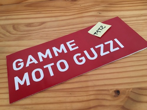 Moto guzzi range poster - moto,