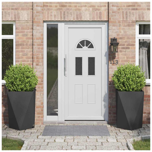 Garden planter black - planter, steel