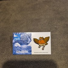 RSPB PIN BADGE Robin Robin Badge