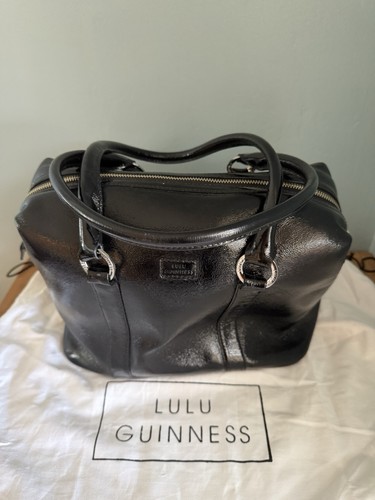 Lulu guinness black - patent, bag