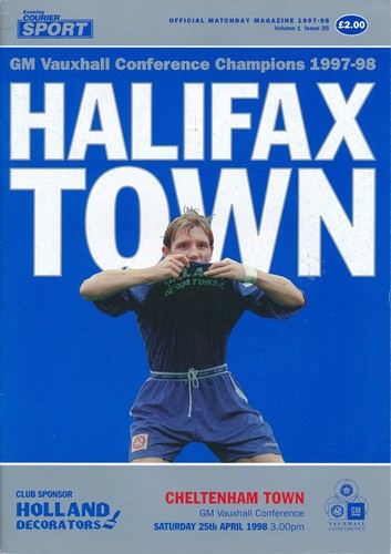 Halifax town cheltenham - halifax, v