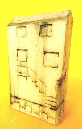 Carn pottery box house vase - carn,