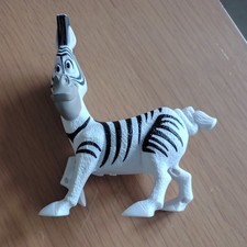 Madagascar Marty Zebra Figure Toy McDonald's with sound Rare 