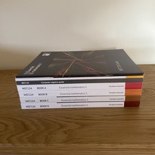 Open University MST124 Essential Mathematics 1 Full Set Books