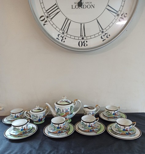 Vintage japanese tea set - vintage,