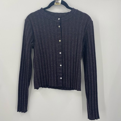 Zara cropped button down gray - zara,