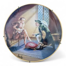 IF THE SHOE FITS Cinderella Plate The Franklin Mint Steve Read With Faux Gem